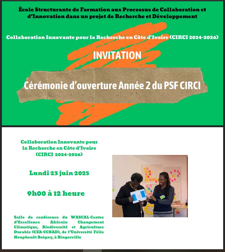 Projets Structurants de Formation CIRCI 2025